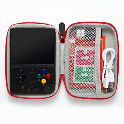 Hard Portable Travel Case for Miyoo Mini Plus Handheld Game Console, EVA Bag for Miyoo 3.5 inch Portable Game Console Accessories All in One Travel Storage Case