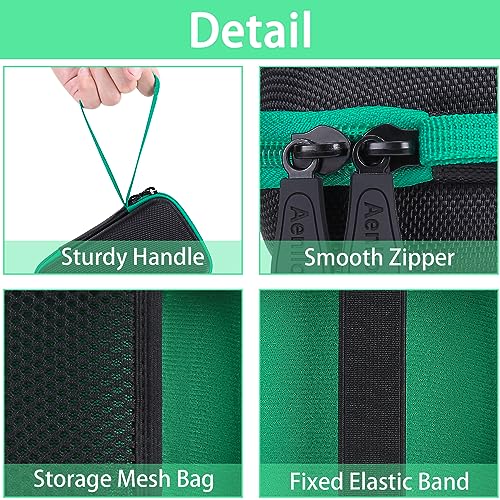 Aenllosi Hard Case for Blaze Taito/Atari/Technos/Capcom/Neo-Geo/Data East | EVA case construction, Water-resistant design, Mesh pocket for accessories, Smooth zipper access - size: for Taito