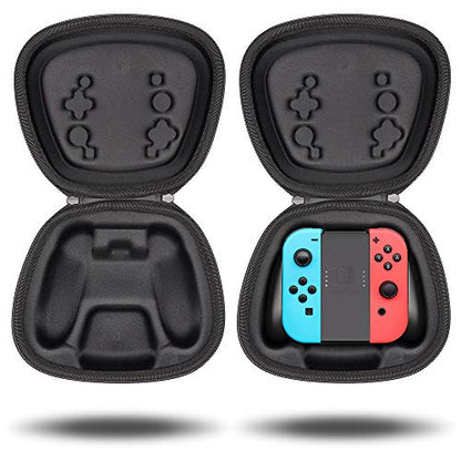 sisma Protective Case Compatible with Nintendo Joy-Con (L)/(R) & Grip, Hard Shell Joycon Controllers Holder Portable Travel Carrying Bag -Grey - color: Grey - Fits Joy-Con & Grip