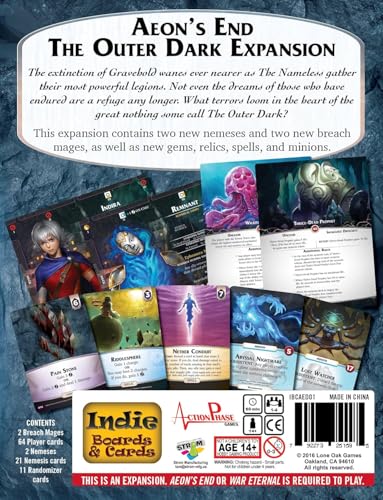 Aeons End The Outer Dark by Indie Boards and Cards, Strategy Board Game - style: The Outer Dark (Expansion)