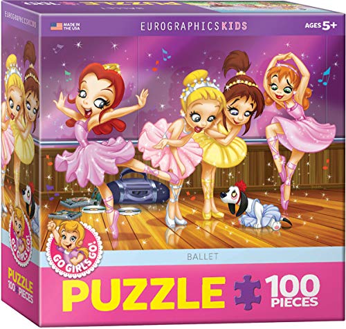 Ballet - Go Girls Go! - size: 100 Piece Puzzle, style: EuroGraphics Ballet Go Girls Go! Puzzle (100-Piece)