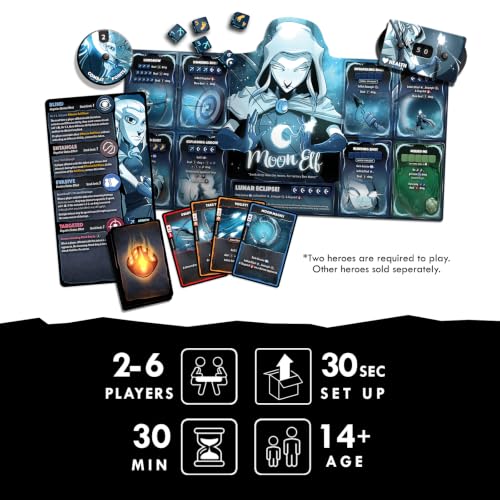 Dice Throne Box Game - Strategic Dice & Card Battler (Moon Elf) - style: Moon Elf
