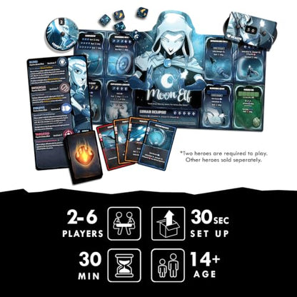 Dice Throne Box Game - Strategic Dice & Card Battler (Moon Elf) - style: Moon Elf