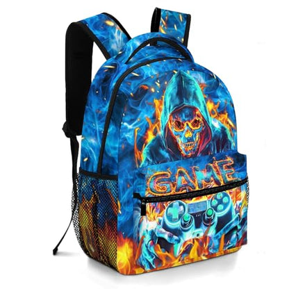 Backpack For Boys Gamers Boys Backpack School Backpack For Kids Children Teens Elementary Middle School Video Game Kids Bookbag for Boy Ages 6-18 Lightweight Travel Back Pack - color: Game