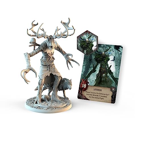 The Witcher Old World Deluxe Edition Board Game - Fantasy & Adventure Strategy Game for Adults, Ages 14+, 1-5 Players, 90-150 Min Playtime, Made by Go On Board