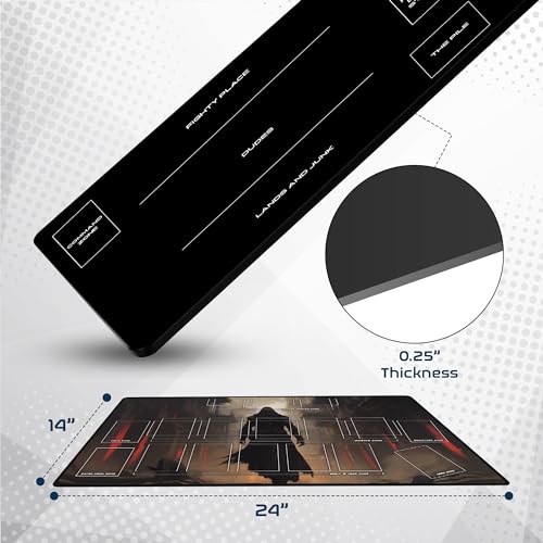 Ships Next Day, Made in USA - Custom Collectible Card Game Playmat - Tournament-Legal TCG Mat with Your Own Design - Non-Slip Rubber Base & Smooth Surface - Choose Your Layout