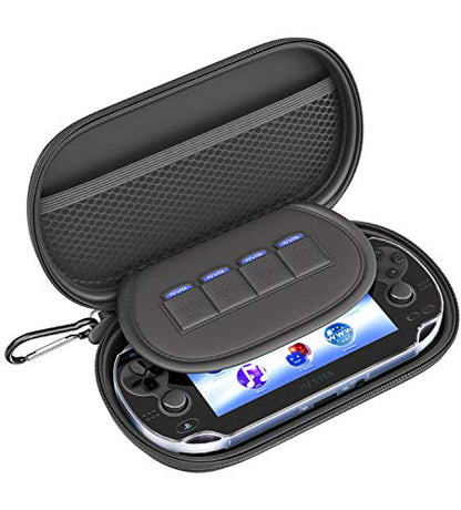 Skywin-Kit for PSVita Case, PS Vita Case, Charging Cable, and Micro SD Memory Card Adapter Compatible with PS Vita 1000/2000 3.6 or HENkaku System | Includes Charging Cable & Micro SD Memory Card Adapter Compatible with PS Vita 1000/2000 3.6 or HENkaku Sy