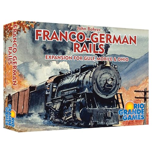 Rio Grande Games Franco-German Rails Expansion: Railway Board Game Strategy for Experienced Players, 3-5 Players, 60 Minute Gameplay