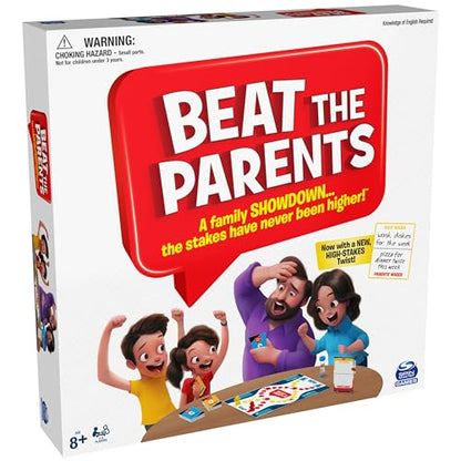 Spin Master Beat The Parents Board Game for Families and Kids Aged Over 5, (6062192)