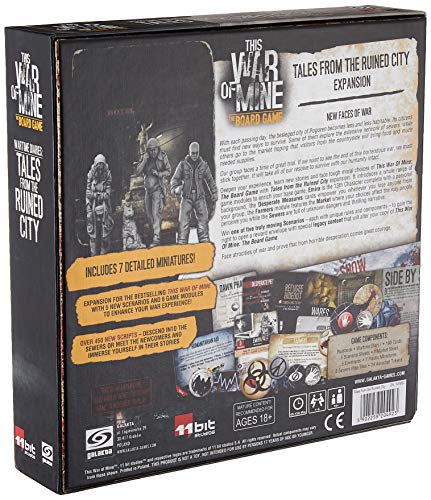 This War of Mine: Tales from The Ruined City–A Board Game by Ares Games 1-6 Players–Board Games for Family 45-120 Minutes of Gameplay–Games for Family Game Night–for Ages 18+ - English Version | 1-6 players, 45-120 minute playtime, ages 18+
