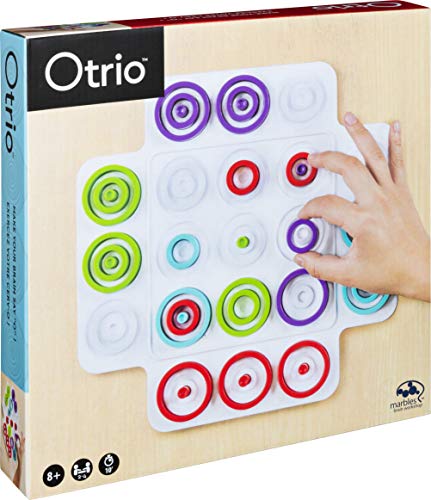 Marbles Otrio Strategy-Based Board Game for 2-4 Players Aged 6+