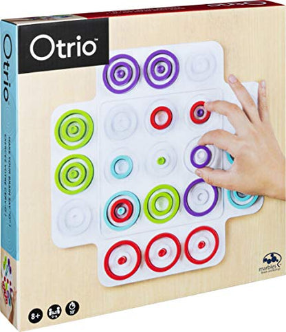 Marbles Otrio Strategy-Based Board Game for 2-4 Players Aged 6+