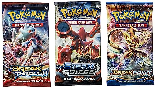 Pokemon TCG 3 Booster Packs, 30 Cards Total, Value Pack with 3 Blister Packs, 100% Authentic, Random Chance at Rares & Holofoils - style: STYLE_3 Booster Packs