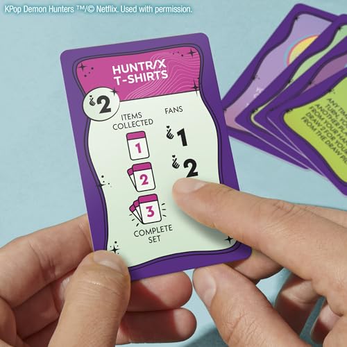 Monopoly Deal: Kpop Demon Hunters Card Game | Family Games for Kids, Tweens, Teens, and Adults | 2-5 Players | 15 mins. | Easter Gifts for Boys and Girls, Ages 8+