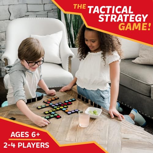 MindWare Qwirkle Color Blind Friendly Family Game Game for Kids and Adults - Fun Family Game Night Game for Concentration and Visual-Thinking Skills - Ages 6+