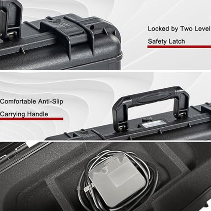 JYGamhanbil Carrying Case Waterproof Bag Cover Hard Shell for ROG Ally / ROG Ally X Gaming Handheld Console,Large Capacity Professional Storage Bag for ROG Ally Controller,Docking Station,Accessories