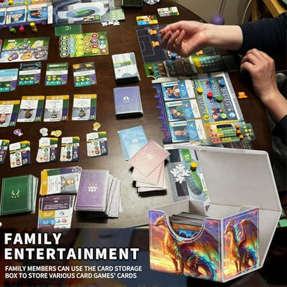 for MTG Card Storage - High Capacity Anime Card Sleeves, Commander Decks, Dragon - color: Dragon
