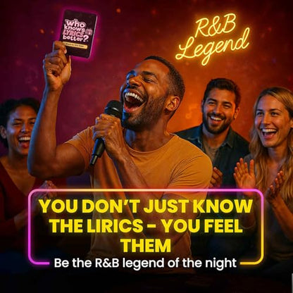 Quokka Who Knows Lyrics Better? 110 Throwback Questions – Back to 90s R&B – Ultimate Music Trivia and Singing Game for Adult & Family Party Games – Fun Lyric Challenge for Teens, Girls & Game Nights - color: Lyrics Rnb Ext