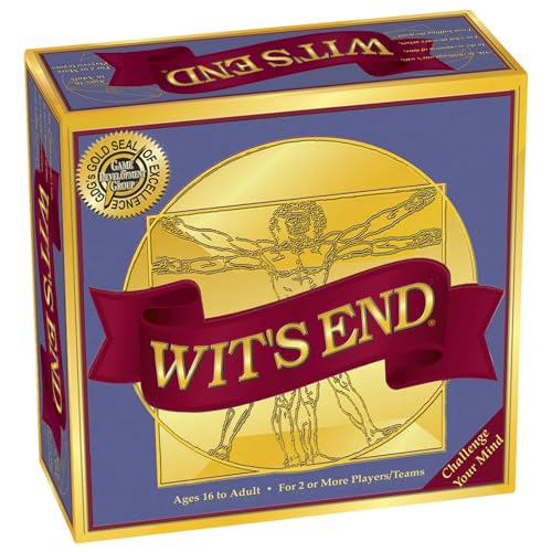 Wit's End — A Smart, Mind-Bending Trivia & Brain Teaser Game that Will Challenge Your Wits & Knowledge — Adult & Family Night Fun