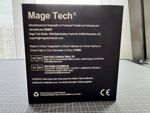 Card Deck Box for MTG Commander - Patented Design, Commander Display, Fits 100 Double-Sleeved Cards, 35pt Card Brick & Dice Tray - Black/Gray - color: 2. Artifact (Black /Grey)