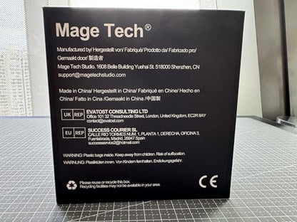 Card Deck Box for MTG Commander - Patented Design, Commander Display, Fits 100 Double-Sleeved Cards, 35pt Card Brick & Dice Tray - Black/Gray - color: 2. Artifact (Black /Grey)
