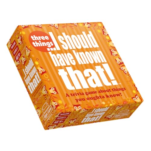 I Should Have Known that!—Three Things, Trivia Game