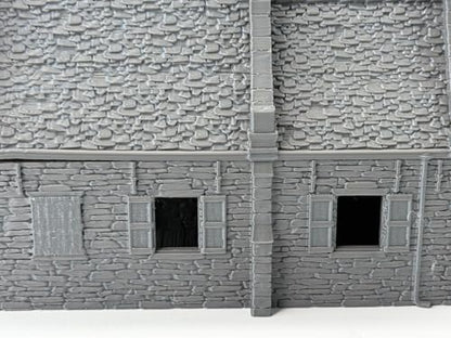 Walter's Residence Terrain 28mm | Colonial house terrain for medieval towns, historical villages, Dungeons & Dragons, tabletop RPGs, and wargaming.