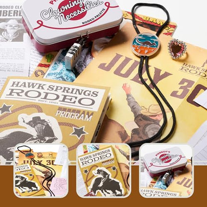 Hunt A Killer: R.I.P at The Rodeo, Solve The Murder of a Rodeo Clown, Mystery Box Game for True Crime Fans, Murder Mystery Game for Adults, Play Detective at Home, Designed for 1+ Players Ages 14+ - style: R.I.P at The Rodeo