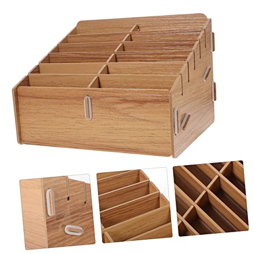 CHILDWEET Decks Card Wooden Organizer Card Sorting Tray Playing Game Holder Storage Organizer