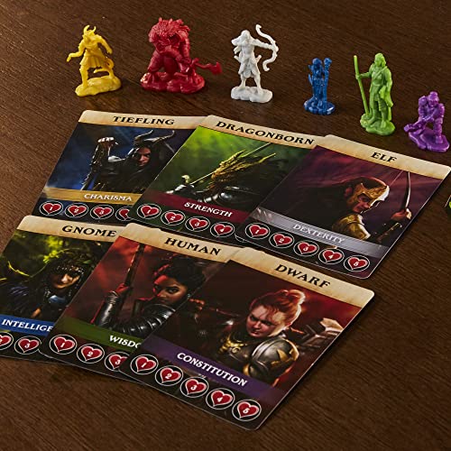 Hasbro Gaming Dungeons & Dragons: Bedlam in Neverwinter Board Game, Escape Room, Cooperative Strategy Games for Ages 12+, 2-6 Players, 3 Acts Approx. 90 Mins Each (Amazon Exclusive)