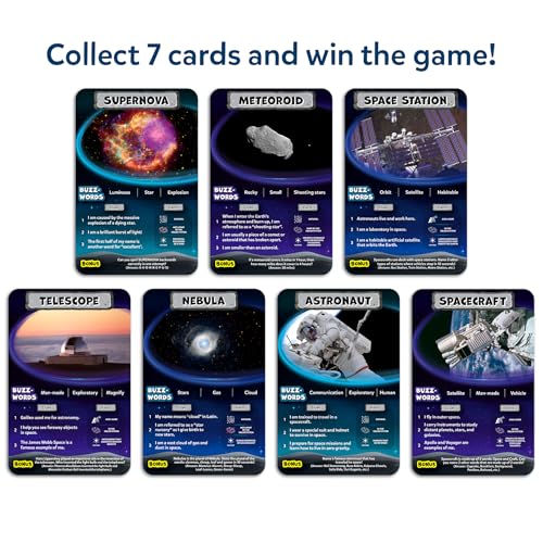 Skillmatics Guess in 10 – NASA Space, Educational Card Game, Gift for Kids | Family Trivia Game, STEM Board Game, Science & Planets, Screen-Free Fun, Girls & Boys Ages 8, 9, 10 and Up - style: 4. Space