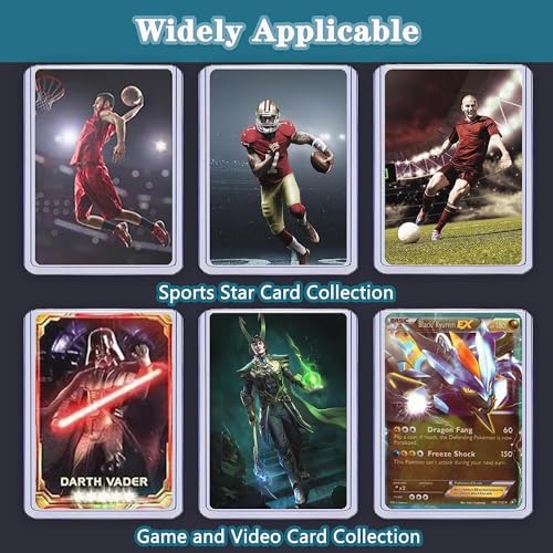 1800+ Trading Card Storage Box, Magnetic Closure Toploaders Storage Box Hold 600+ 35PT 3"x4" Standard Toploaders, PU Leather Card Deck Boxes Fit for MTG,Marvel,Sport Cards,Game Cards, Business Cards
