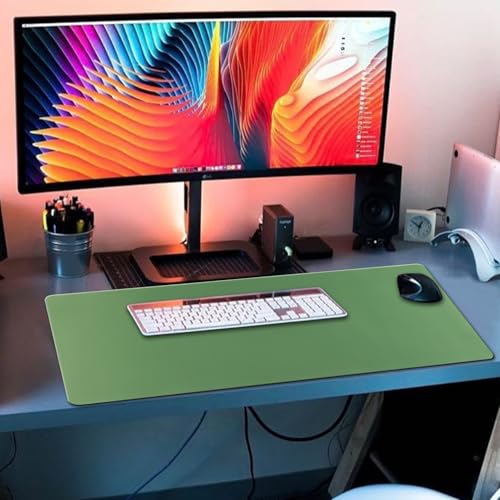XXL Gaming Mouse Pad 35.4x15.7 Professional Large Mouse Pad & Computer Game Mouse Mat-90x40 Olivegreenus - color: 90x40 Olivegreenus, size: 35.4x15.7x0.1IN