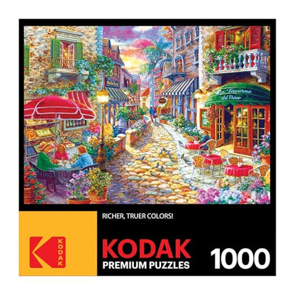 RoseArt - Kodak Premium - Late Afternoon in Italy - 1000 Piece Jigsaw Puzzle for Adults - style: Late Afternoon in Italy
