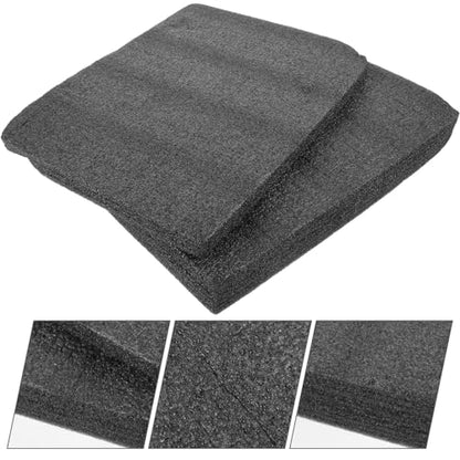 2pcs Foam Inserts for Cases Flexible Tool Box Padding for Diy Crafts Absorbing Storage for Game and Tool Organization