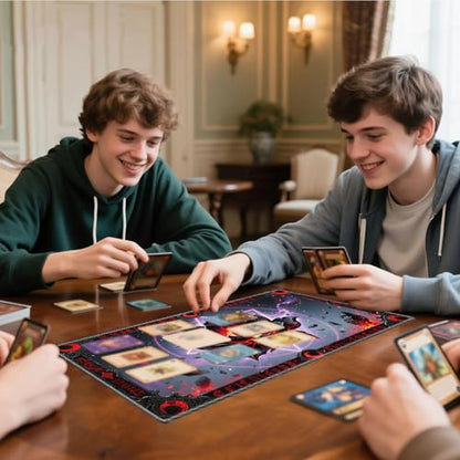 for MTG Playmat, for TCG Play Mat, 24 x 14 inches, Magic Game Card Mat Commander Playmat,Trading Card Inked Game Mat,Battle Game Rubber Non-Slip Mat - Lotus - color: Lotus