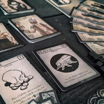 Eschaton | Cult Strategy Deck-Building Board Game | 2-6 Players | 60-180 Mins Playing Time | Dark Fantasy | Adults, Teens Ages 14+