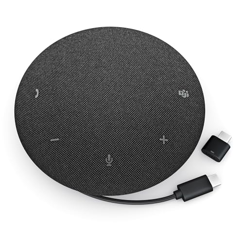 Dell Pro Plus Speaker, SL525, USB‑C & Bluetooth 5.3, AI Noise Cancellation | Full Duplex Audio, Digital Signal Processing, Echo Cancellation, Microsoft Teams Controls - style: SL525