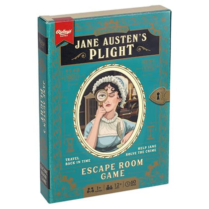 Ridley's Timescape: Jane Austen- Escape Room Game - Travel Back in Time to Help Jane Solve the Crime -Re-Playable and Re-Giftable - Date Night Favorite - 1+ Players for Ages 12+ and 90 Minute Playtime - style: Jane Austen