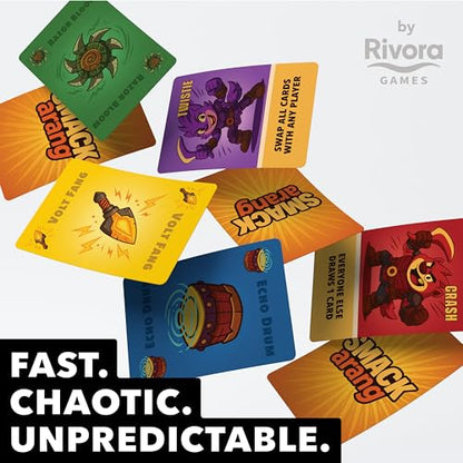 SMACKarang Card Game – Fast-Paced Family & Party Game for Kids 8+, Teens & Adults – 3–6 Players – Color-Matching Action with Unique Character Powers – 15+ Minute Rounds