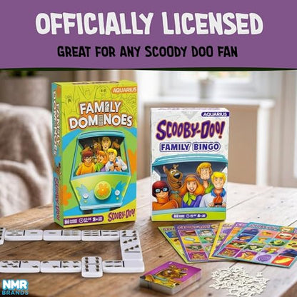 Scooby-Doo Family Games Bundle – Family Bingo Game & Double 6 Dominoes Game, Officially Licensed Scooby-Doo Games for Kids & Adults by AQUARIUS