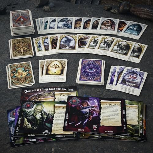 Avalon Hill Talisman: The Magical Quest Board Game, 5th Edition | Fantasy Tabletop Adventure Games | Ages 12 and Up | 2 to 6 Players | Roleplaying Strategy Games - style: Talisman