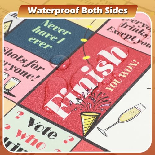 ESENHARBER Drinking Board Games, Drinking Games for Adults, Party Adult Game for Game Night, Age 21+, 2-8 Players - color: Green