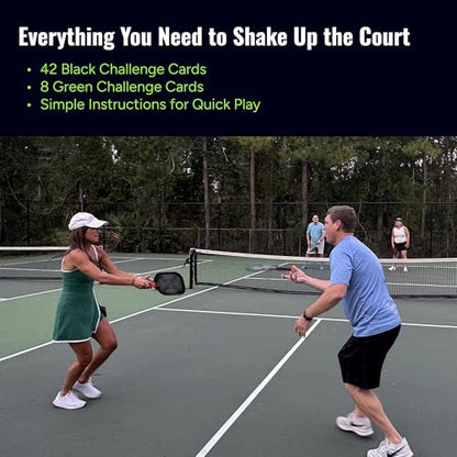 On-Court Pickleball Card Game for Fun, Strategy, and Competition – The Best Pickleball Gift for Players of All Levels! - color: Green