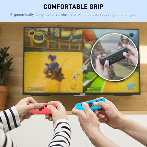 GLDRAM Soft Case for Nintendo Switch 2 Joycon (Red-Blue) - color: Red-Blue
