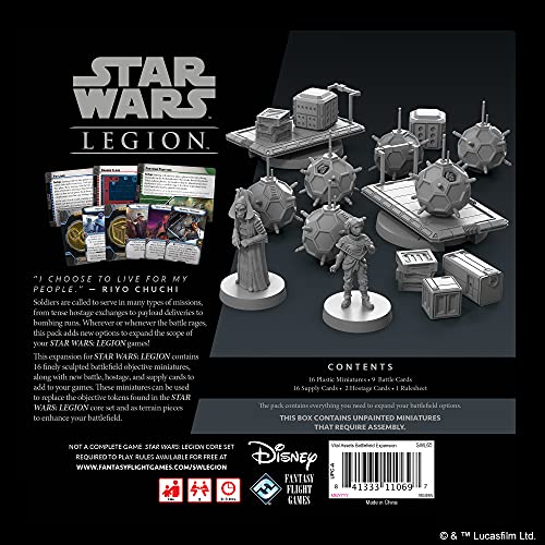 Star Wars: Legion Vital Assets BATTLEFIELD EXPANSION - Enhance Your Battlefields! Tabletop Miniatures Strategy Game for Kids and Adults, Ages 14+, 2 Players, 3 Hour Playtime, Made by Atomic Mass Games - style: Vital Assets