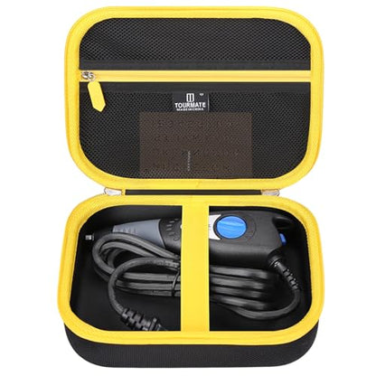 Tourmate Travel Carrying Case for Dremel 290-02 120-Volt Engraver Rotary Tool - Hard Storage Case for NEIKO Engraver Rotary Tool(ONLY CASE) (Black & Yellow) - color: Black & Yellow