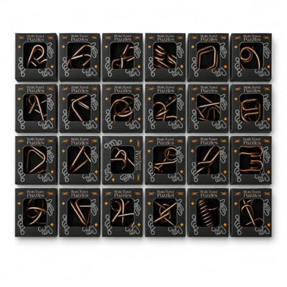 24 Pcs Brain Teaser Puzzles for Kids Teens Adults - Metal Puzzles 3D Puzzle Game Toys for Adults Teens Kids - Metal Unlock Interlocking Puzzle Adult IQ Education Smart Toys