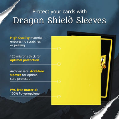 Dragon Shield | Standard Size Card Matte Sleeves | 100 CT - Smooth & Tough Premium TCG Sleeves | Compatible with Pokemon, Flesh & Blood, One Piece & Magic the Gathering | Mint - color: Mint