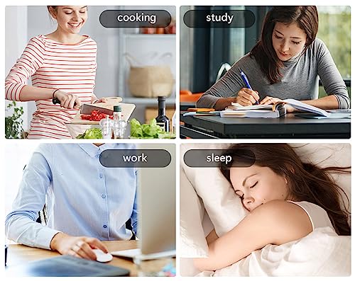 Cube Timer, Gravity Sensor Flip Timer for Study, Work, Game, Task, Kitchen, Kids, ADHD, Productivity, Workout (White 15-20-30-60)